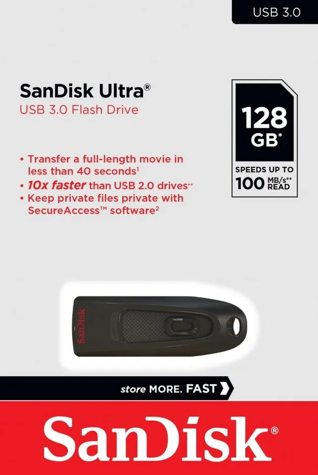 Sandisk Ultra 3.0 Flash Laufwerk USB-Stick