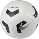 Nike Pitch Training Ball Unisex Train - Sp21 Fußballbälle, White/Black/Silver, 5