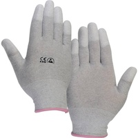 TRU Components EPAHA-RL-S ESD-Handschuh mit Beschichtung an den Fingerspitzen