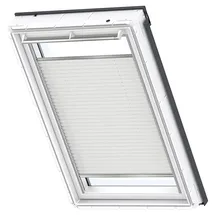 VELUX Wabenplissee Uni weiß Uni weiß 1045, PK10 1045K (Farbe: - 1045K, Farbe Schiene: Standard