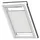 VELUX Wabenplissee Uni weiß Uni weiß 1045, PK10 1045K (Farbe: - 1045K, Farbe Schiene: Standard