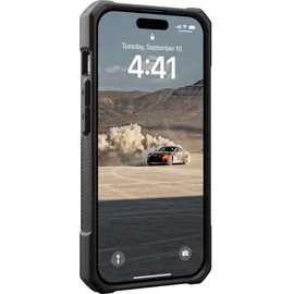 Urban Armor Gear iPhone 15 Pro Monarch Case schwarz