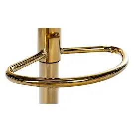 CLP 2er Set Barhocker Braga Gold Stoff creme