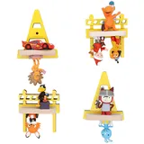 Tonies Kinderregal Baustelle gelb
