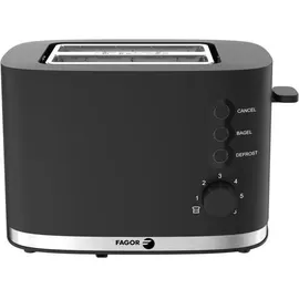 Fagor 2-Scheiben-Toaster Schwarz