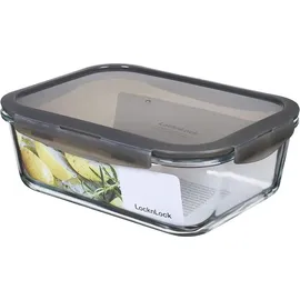 Lock & Lock Frischhaltedose rechteckig grau 25,1 x 18,9 x 8,8 cm 2 l
