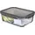 Lock & Lock Frischhaltedose rechteckig grau 25,1 x 18,9 x 8,8 cm 2 l