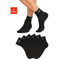 H.I.S. H.I.S Sportsocken in schwarz, & verstärkten Belastungszonen