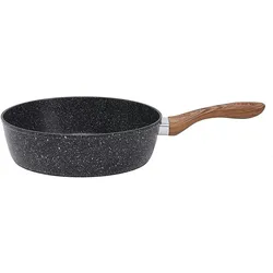 SSW Berlin SSW Crispy Natura Wood Big geschmiedete Aluminium Pfanne extra hoch Ø 28