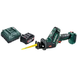 Metabo SSE 18 LTX Compact Akku Reciprosäge Säbelsäge 18 V 13 mm + 1x Akku 4,0 Ah + Ladegerät