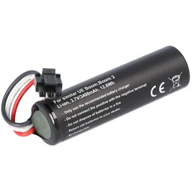AccuCell Akku passend für Ultimate Ears UE Boom, Boom 2, Li-Ion, 3,7V, 3400mAh, 12,6Wh, built-in, ohne Werkzeug