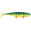 Gummifisch Hecht angeln Profi Köder -The Big Fish 23cm. Farbe Firetiger. Angelköder Shad. Profi XL Hechtköder und Welsköder. Großer Gummiköder Softbait