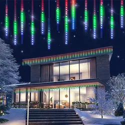 Lichterkette Weihnachten Diamantenregen Bunt