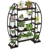 unho Blumenständer EXTRA GROSS, Pflanzenregal 178cm Hoch Pflanzenständer Blumenregal für Indoor Balkon Boden Wohzimmer