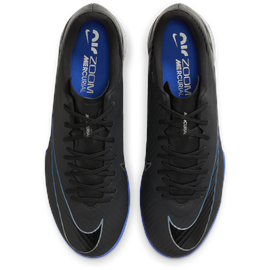 Nike Herren Zoom Vapor 15 Academy Ic Fußballschuh, Black Chrome Hyper Royal, 45