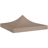 Partyzelt-Dach, Mogou Ersatz Pavillondach, Dach Für Pavillon, Ersatzdach Pavillon, 2x2 m Taupe 270 g/m2