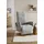 sit&more TV-Sessel Kobra Mikrofaser 71 x 110 x 82 cm Grau mit 2 Motoren