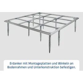 Hörmann Schraubfundament Set Typ 2 Silber