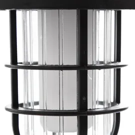 ETC Shop 6er Set LED Solarleuchten, Erdspieß, schwarz, H 43 cm,