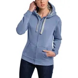 HRM Damen Jacket F Hoodie, Sky Blue, S EU - S
