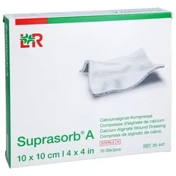 Suprasorb A Calciumalginat Kompr.10x10 cm