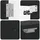 vidaXL Dartboard Schrank BREDA Schwarz 52,5 x 10,5 x 53,5 cm