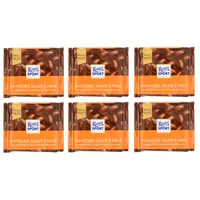 6x Ritter Sport Mandorle Milchschokolade mit gerösteten Mandeln und Honig 100g