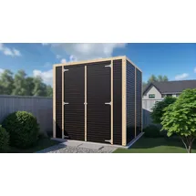 BERTILO Cubico 3 2,08 x 2,12 m Schwarz