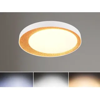 Trio Reality Leuchten Deckenleuchte Aleta Kunststoff Gold