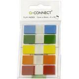 Q-Connect Index Mini 12,5 x 43 mm farbig sortiert 100 St.