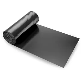 Vevor PE Baufolie 0,91x15,24m, 4 Mil/0,1 mm dicke Abdeckfolie, Kunststoff-Abdeckplane, Malerplane, Polyethylen-Estrichfolie für Kriechkeller-Dampfsperre, vielseitig einsetzbar, Schutzfolie, schwarz