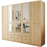 Priess Wäscheschrank Barcelona 230 x 193 x 54 cm Braun