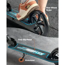 Vevor Scooter Schwarz/Blau