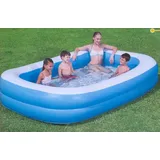 BESTWAY Family Pool 201 x 150 x 51 cm blau/weiß