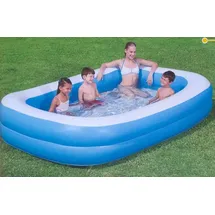 BESTWAY Family Pool 201 x 150 x 51 cm blau/weiß