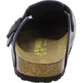 Birkenstock Boston Naturleder schmal schwarz 44