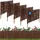 KOTARBAU Weidenpalisade Zaun-Set 60 x 40 cm Mehrfarbig