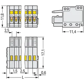 WAGO GmbH &amp; Co. KG Federleistenklemme 733-108