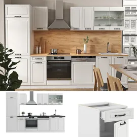 Vicco Küchenzeile R-Line 300 cm Weiß
