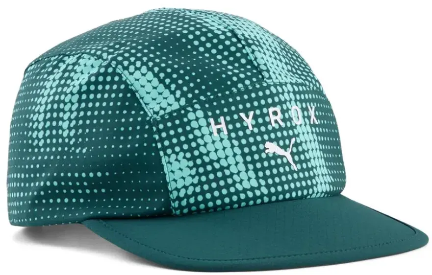 Puma Unisex x Hyrox Running 5 Pannel Graphic Cap grün