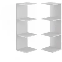 Vicco Paolo Wandregal 30 x 28 x 95 cm Weiß