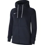 Nike Park 20 Fleece Kapuzenjacke Damen obsidian/white/white S
