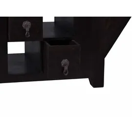 MiaMöbel Mexico Multifunktionstisch mit Zeitungsfächern Massivholz Pinie Kolonialstil Mexiko Möbel Mexikanisch