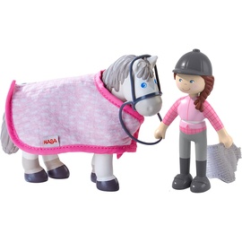 Haba Little Friends - Reiterin Sanya und Pferd Saphira