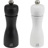 Peugeot Tahiti Pfeffermühle 15 cm Weiß/Schwarz befüllt