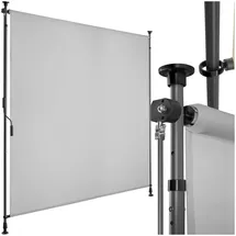 Tectake Klemmmarkise 160 x 300 cm Hellgrau
