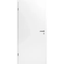 Hörmann Zimmertür-Komplettset - Zarge und Türblatt - mit Schlüssellochbohrung - DIN Links - 610 mm x 1985 mm - Zarge 260 mm Wandstärke