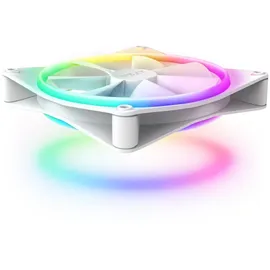 NZXT F140 RGB DUO - Gehäuselüfter, Weiß (140mm, 20x LED)