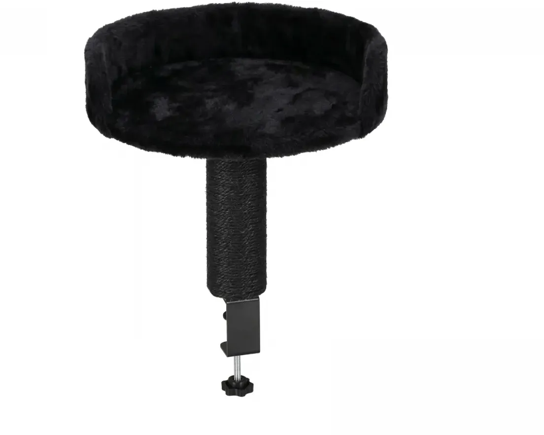 MaxMount Tischmontiertes Katzenbett Mittel- Schwarz