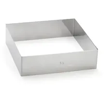 De Buyer 3906.16 Tortenringe Aus Edelsahl, Höhe 4,5 cm 16Cm, Silber